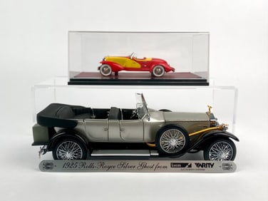 Franklin Mint 1925 Rolls-Royce Silver Ghost & Neo Scale Models 1931 Cord L-29 Speedster LaGrande