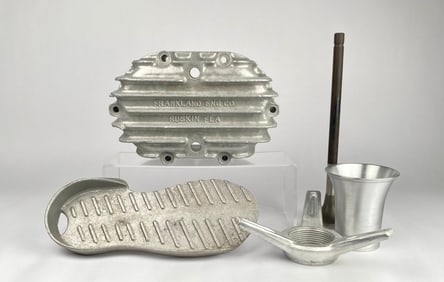 Frankland and Halibrand Aluminum Auto Racing Components