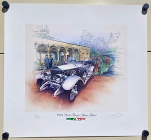 1925 Rolls-Royce Silver Ghost Limited Edition Print (#130/300)