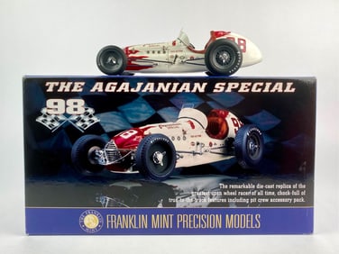 Franklin Mint 1:16 Scale Agajanian Special #98 Die-Cast Model with Accessories