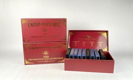 2007-2009 United States Mint Presidential Dollar Program Sets