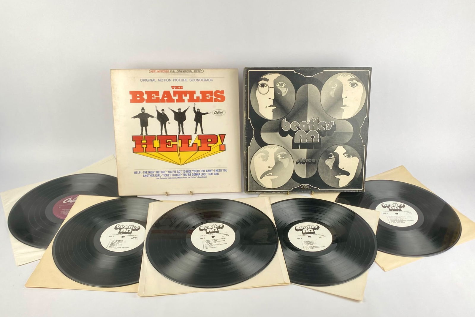 The Beatles “Help!" Original Soundtrack LP & “Alpha Omega" 4-LP Box Set (1 of 12)