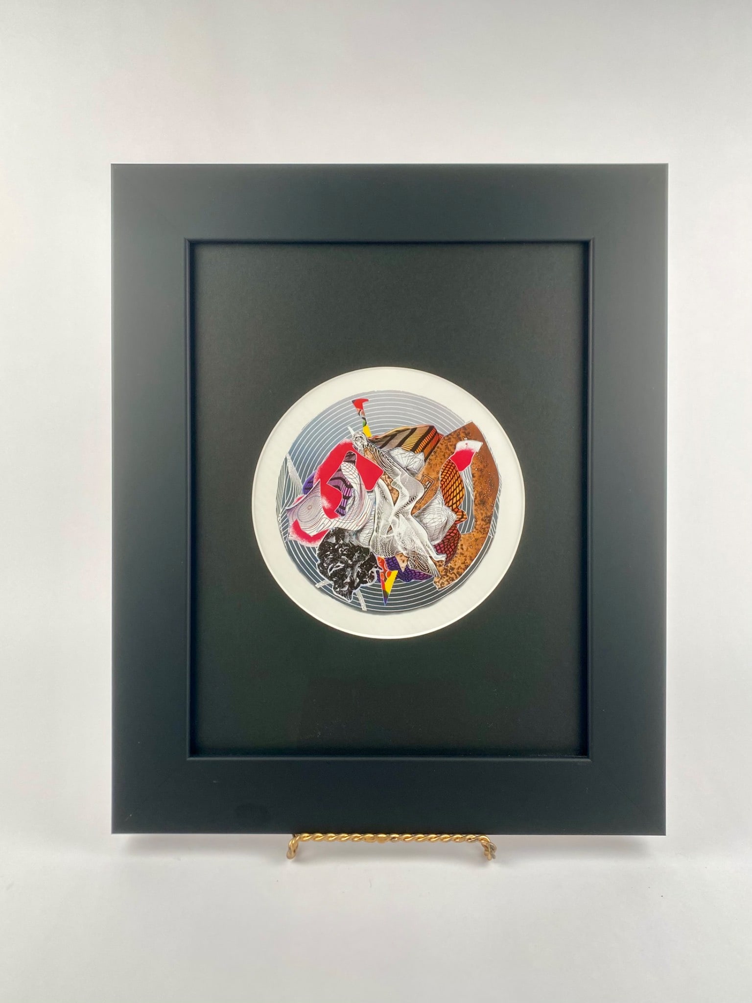 Frank Stella “Imaginary Places II" Offset Lithograph, 1996 (COA): 1996 offset lithograph by American artist Frank Stella, from his “Imaginary Places II” suite, published by Tyler Graphics. The print is professionally matted and framed under Tru Vue Museum Gl