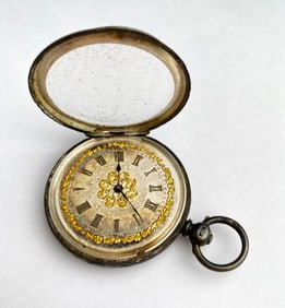 18th Century Leroy Verge Fusee Pocket Watch, Silver Pair Case