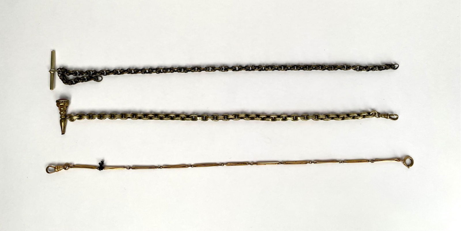 Three Metal Pocket Watch Chains (1 of 5)