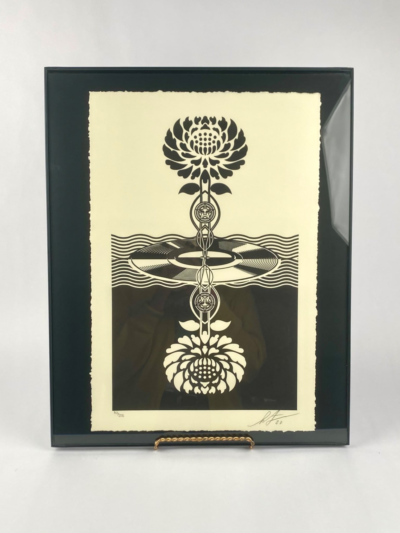 Shepard Fairey “Post-Punk Flower" Limited Edition Screenprint, Signed and Dated 2022 (1 of 6)