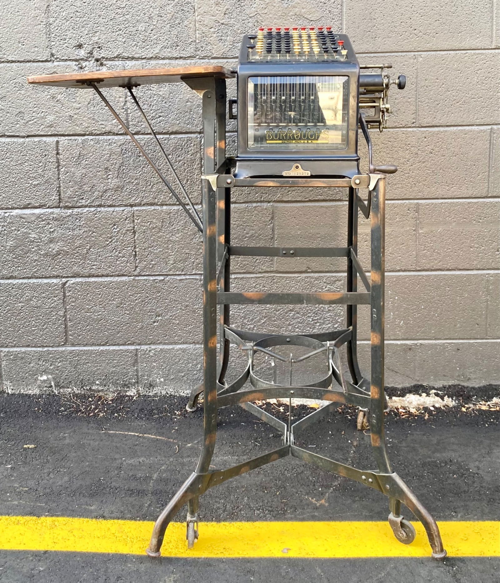 Early 20th-Century Burroughs ‘Detroit’ Mechanical Adding Machine (1 of 12)