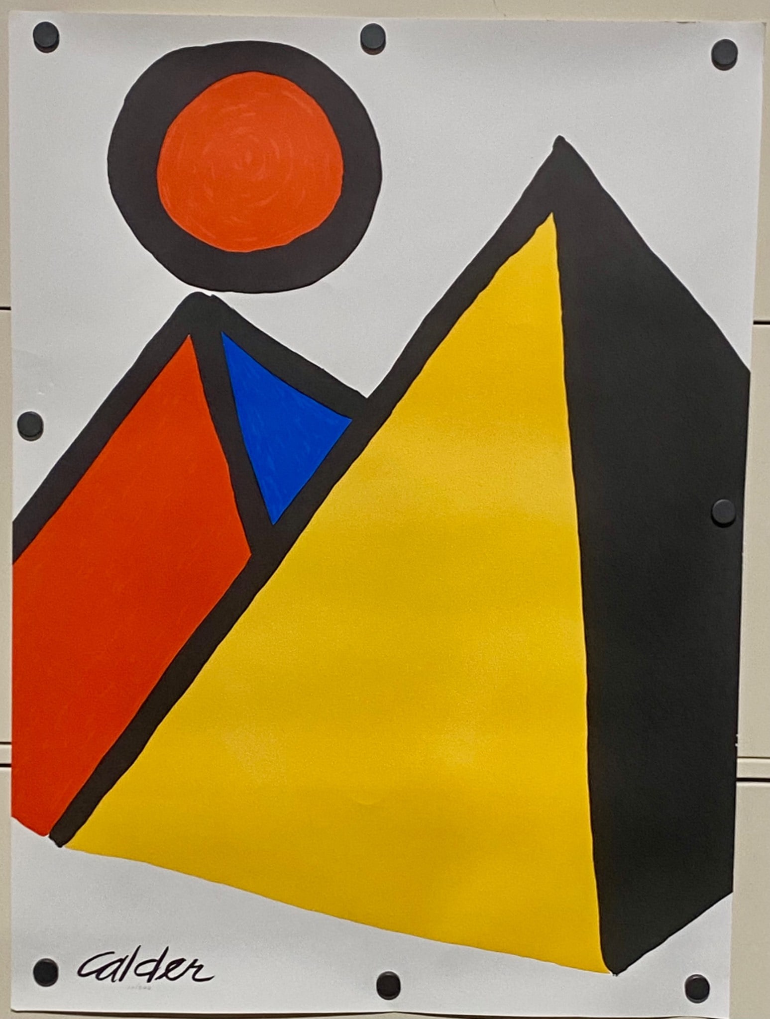 Alexander Calder ‘Upward and Sun’ Limited Edition Lithograph (10/500) With COA (1 of 7)