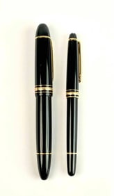 Two 18K and 14K Montblanc Meisterstuck Fountain Pens (144, 149)