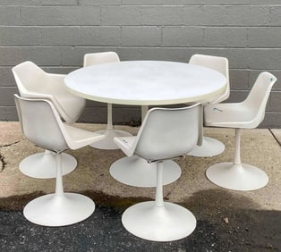 Mid Century Modern Robin Day and John Stuart Inc. Seven Piece Dining Set