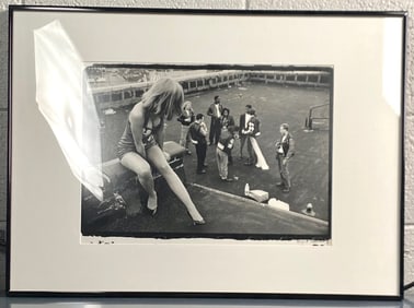 Framed Black and White Photograph Signed by Monique M. Ozymkowski