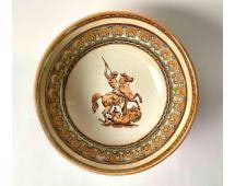 Antique European Ceramic Bowl