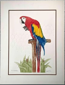 The Red Baron Embossed Serigraph Signed by Martin Tobias, 42/200