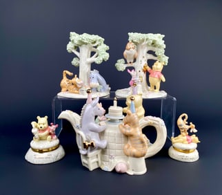 Lenox Disney Winnie The Pooh Porcelain Figurine Collection