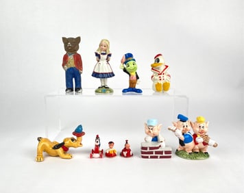 Collection of Hand Painted Disney Figurines