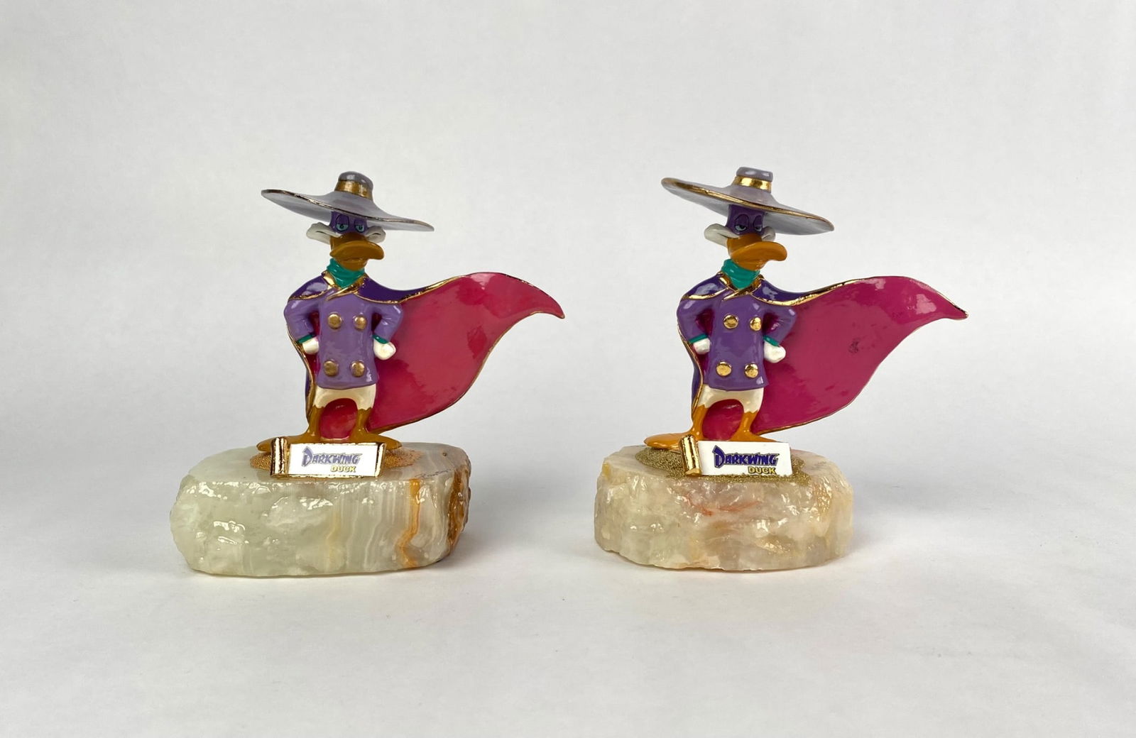 Pair of Ron Lee Darkwing Duck Figurines (1 of 12)