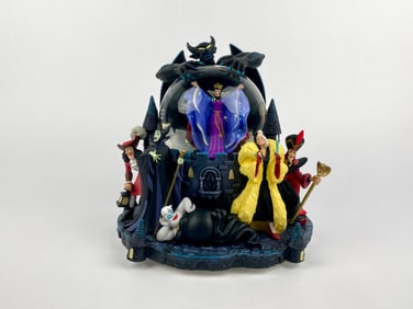 Disney Villains Snow Globe with Glow-in-the-Dark Feature (Original Box)