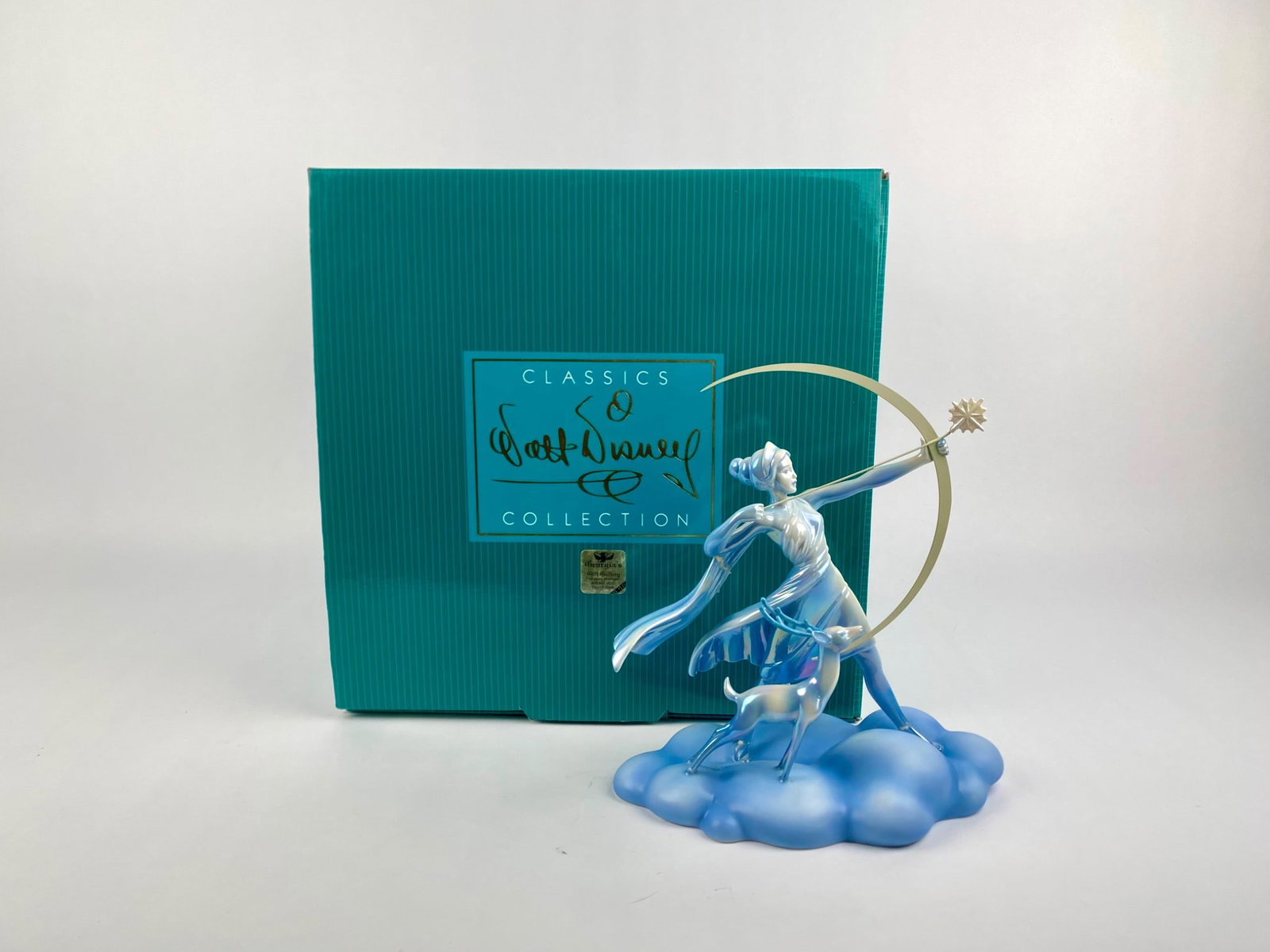 Walt Disney Classics Collection 'Fantasia: Goddess of the Hunt' Figurine (COA Original Box): Limited edition Walt Disney Classics Collection figurine titled 'Diana- Goddess of the Hunt' from Fantasia. Numbered 552 of 1940 and marked on the underside 'Fantasia Limited Edition - Goddess of the 