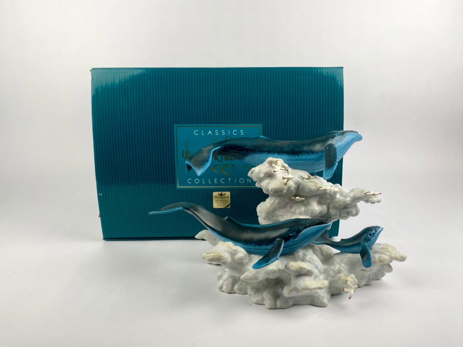 WDCC Fantasia 2000 'Soaring in the Clouds' Figurine (Original Box): Walt Disney Classics Collection figurine titled 'Soaring in the Clouds,' inspired by Fantasia 2000. Issued as a limited-edition release in 200, the base is marked 'Fantasia 2000 Limited Edition - Soar
