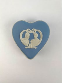 Wedgewood Disney Cinderella Heart-Shaped Jasperware Trinket Box