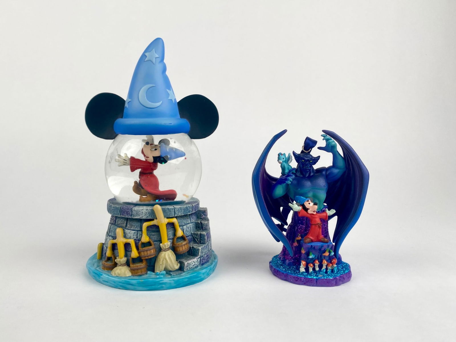 Disney Fantasia 'Sorcerer Mickey' Snow Globe and Chernabog Ornament Set (1 of 13)