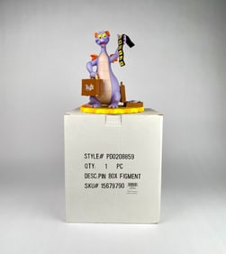 Disney Parks EPCOT Figment 'Pin Box' Figurine with Pin