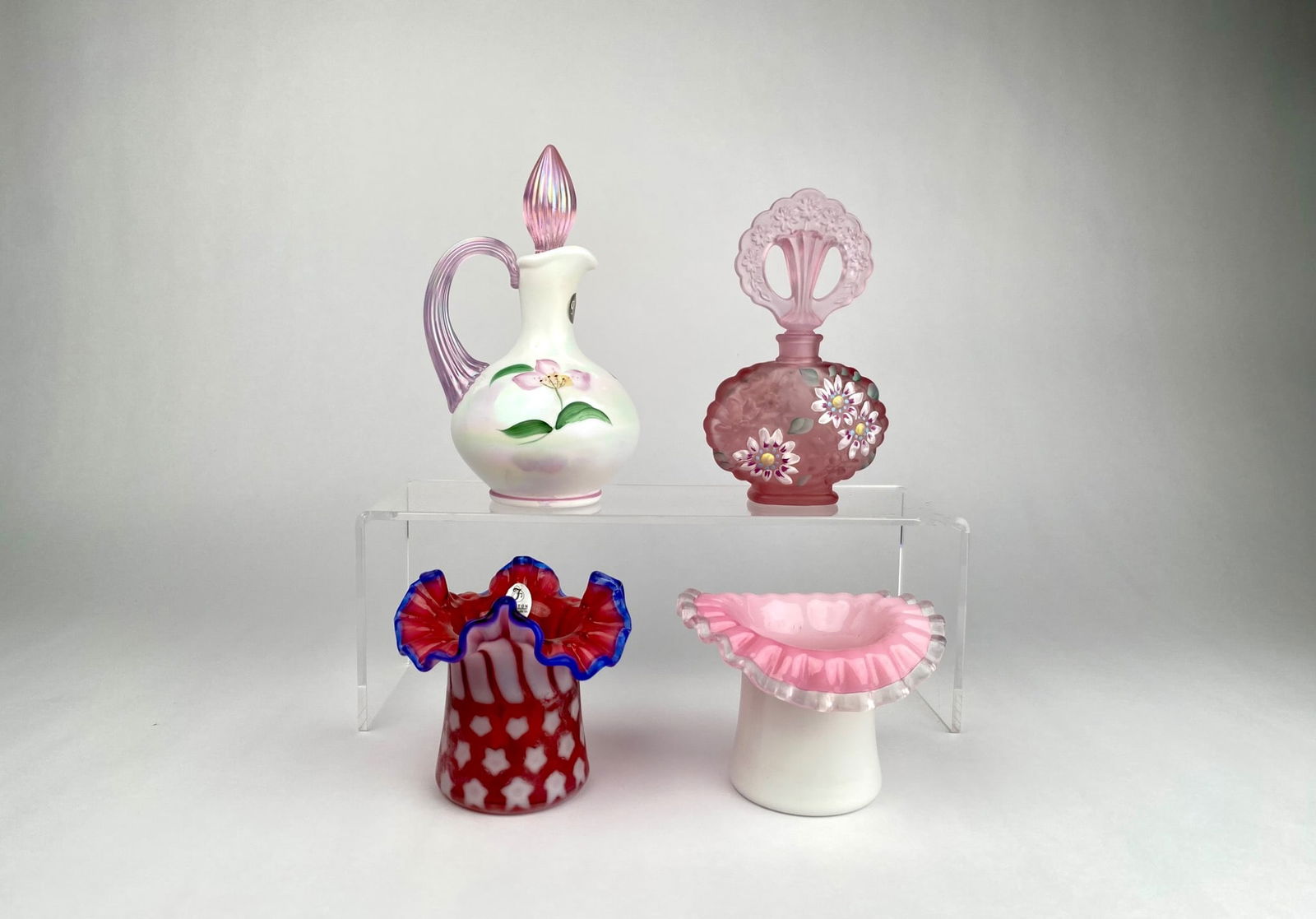 Lot of Four Fenton Art Glass Pieces (1 of 12)