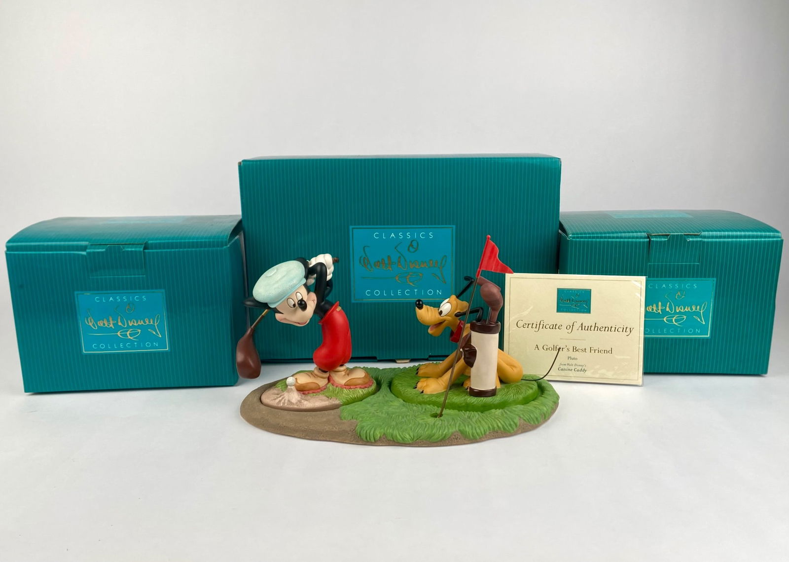 Disney Classics Collection 'Canine Caddy' Three-Piece Figurine Set (Original Boxes COA) (1 of 13)