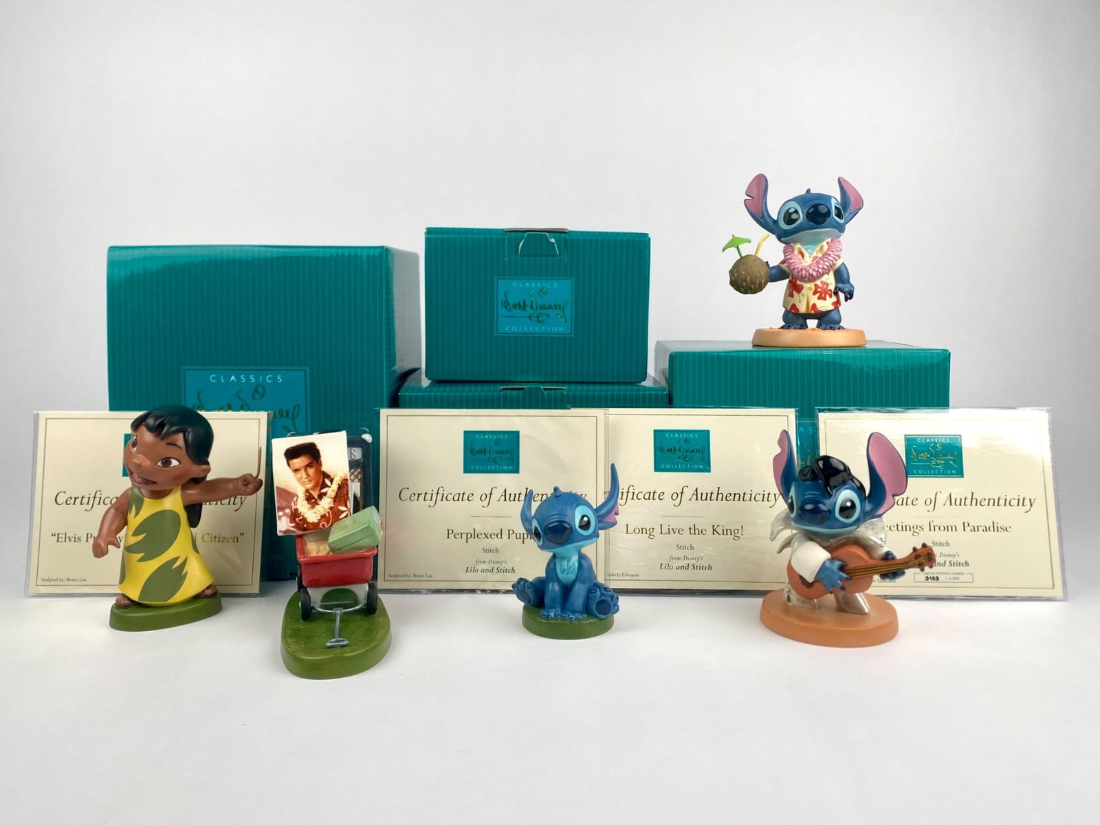 Four-Piece Disney Classics Collection Lilo & Stitch Set (COA Original Boxes) (1 of 12)