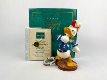 Disney Classics Collection 'Sea Scouts Admiral Duck' Donald Duck Figurine (COA Original Box)