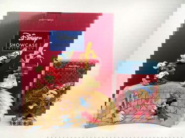 Pair of Disney Showcase Collection Jim Shore Sorcerer Mickey Figurines (Original Boxes)