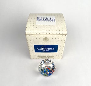 Caithness Glass Walt Disney World 25th Anniversary Paperweight