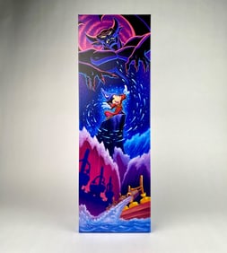 Disney Fine Art Canvas by Tim Rogerson, 'Triumph of Imagination'