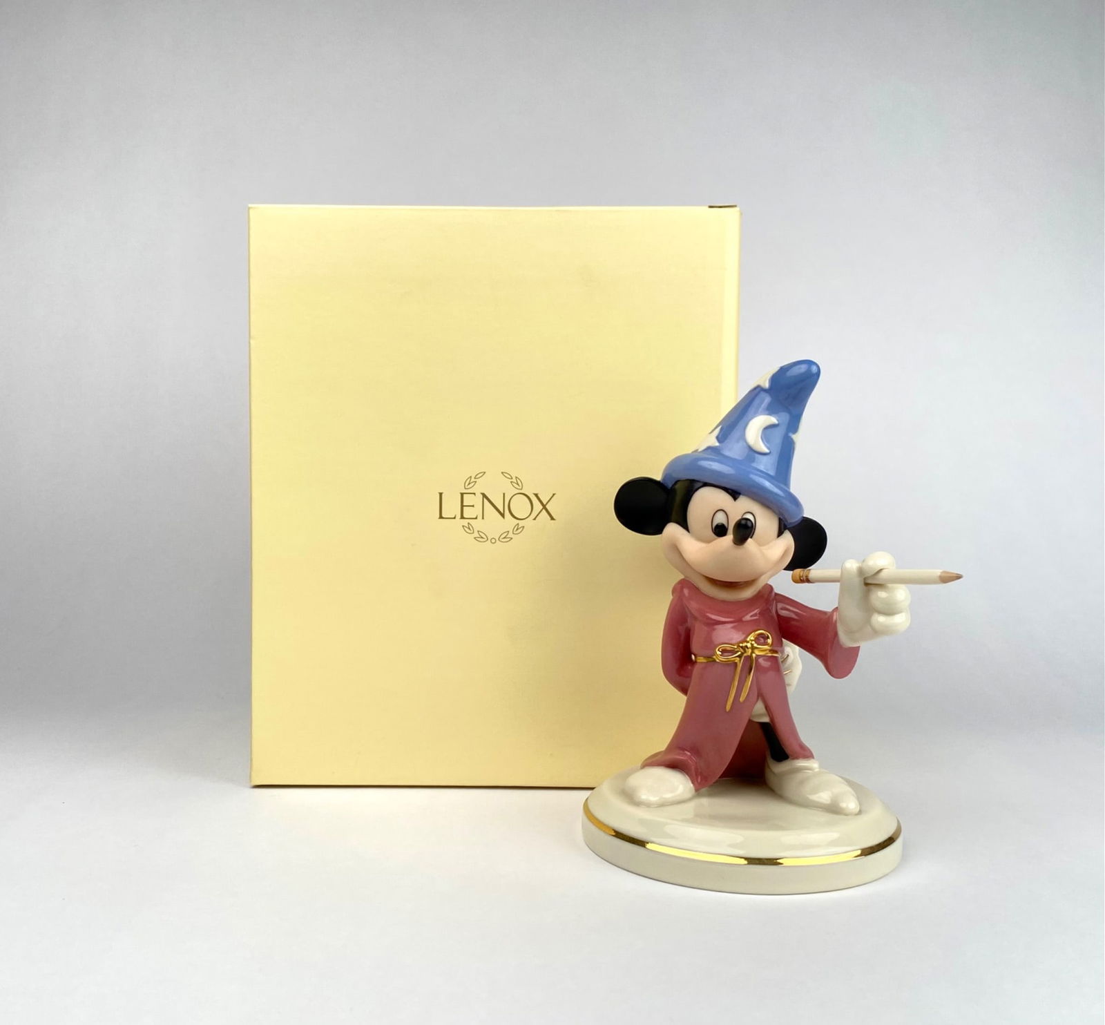Lenox Disney Showcase 'Tribute to Mickey' Fantasia Mickey Figurine with Box (1 of 7)