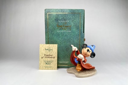 Walt Disney Classics Collection 'Mischievous Apprentice' Figurine with COA & Box