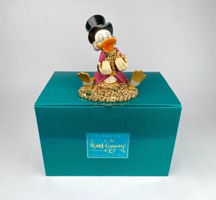 Walt Disney Classics Collection 'Scrooge McDuck and Money' 30th Anniversary Figurine with Box