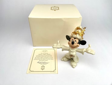 Lenox Disney Showcase Collection 'Mickey's Magic Moment' Figurine with COA & Box