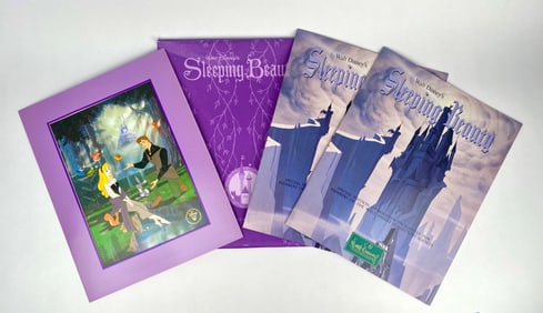 Walt Disney Sleeping Beauty Commemorative Lithograph Set