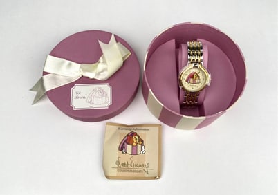 Walt Disney Collectors Society ‘Lady and the Tramp’ Watch with Original Box
