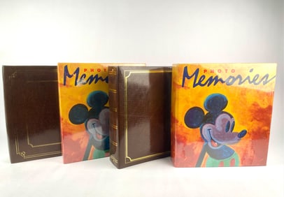 Set of Four Disney Memorabilia Albums with Ephemera 