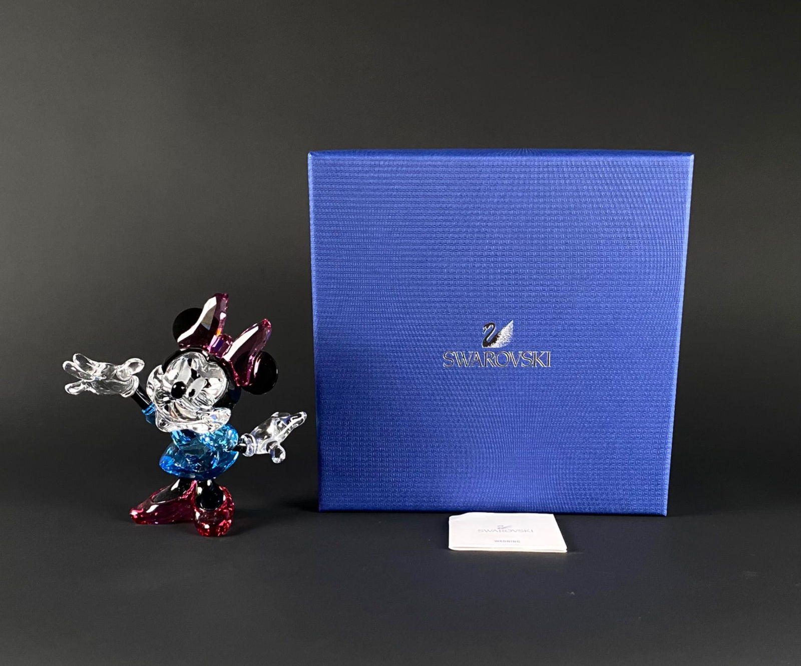Swarovski Disney Multi-Color Minnie Mouse Crystal Figurine with Box (1 of 7)