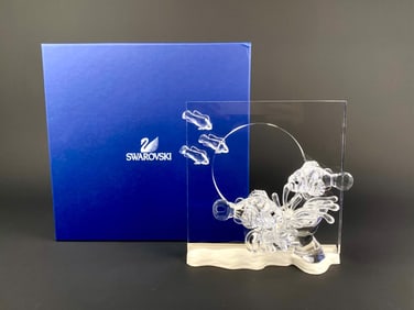 Swarovski Wonders of the Sea ‘Harmony’ Crystal Signed Sculpture (2005, Original Box)