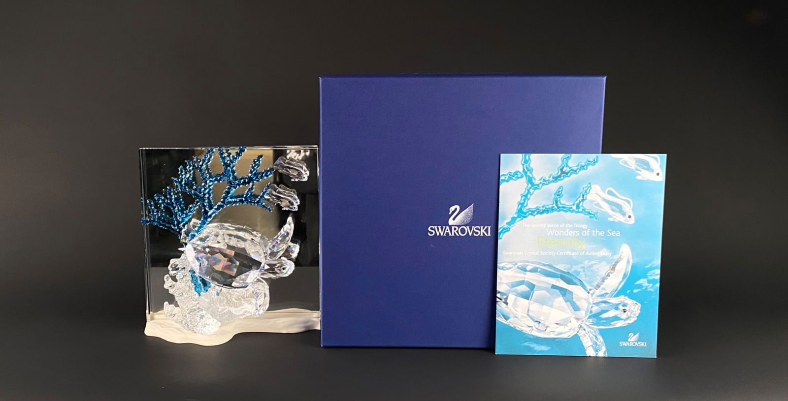 Swarovski ‘Wonders of the Sea: Eternity’ Crystal Figurine with Original Box and Certificate (1 of 8)