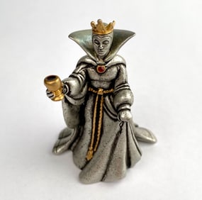Disney Villains Collection ‘Wicked Queen’ Pewter Figure (COA & Original Box)