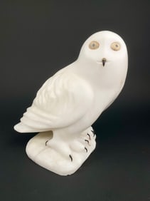 Manasie Akpaliapik (Inuit, Ikpik) Snowy Owl Sculpture