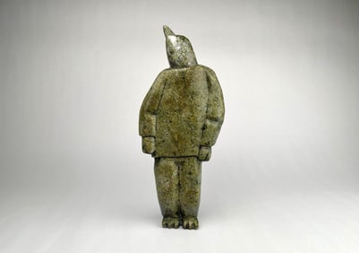 Unidentified Inuit 'Bird Man' Sculpture, Signed