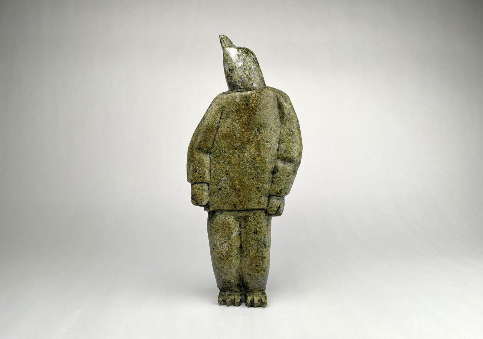Unidentified Inuit 'Bird Man' Sculpture, Signed (1 of 11)