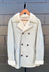FrauenSchuh Limited Edition Shearling Lambskin Coat (Size 42)