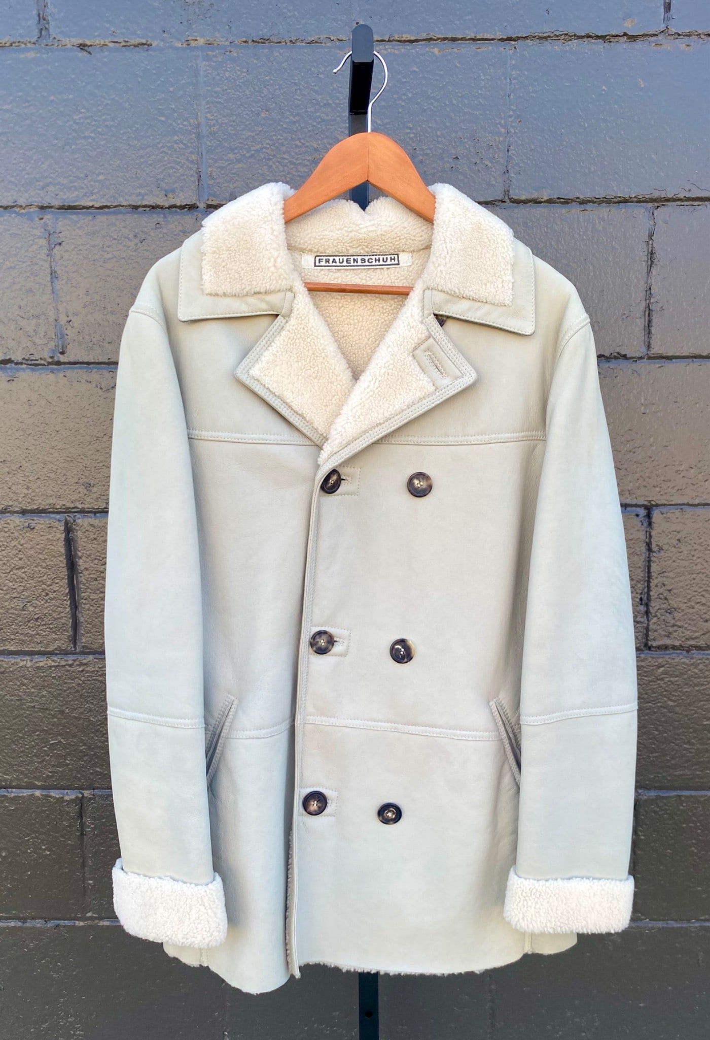 FrauenSchuh Limited Edition Shearling Lambskin Coat (Size 42) (1 of 12)