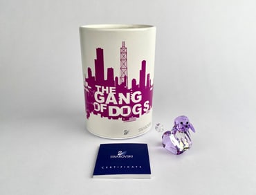 Swarovski The Gang Of Dogs ‘Violetta’ Crystal Poodle Figurine with Certificate